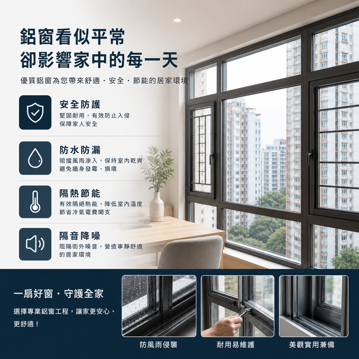 港大鋁窗-驗窗重要性